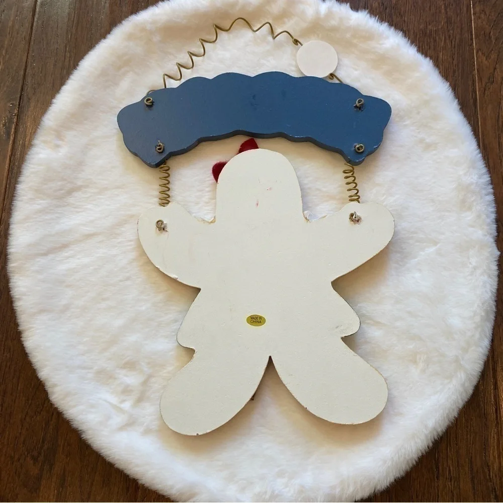 I love Cookies Gingerbread Girl Door Hanger Sign